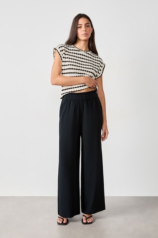 Pantalon taille haute Craty Retreat - Noir