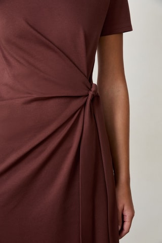 Robe t-shirt Indispensables - Marron