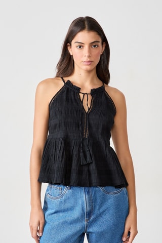 Top Coastal Cowgirl - Noir