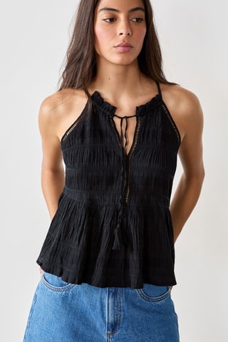 Top Coastal Cowgirl - Noir