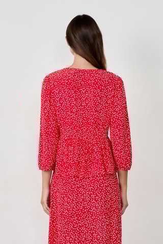 Chemisier French Girl Era - Rouge