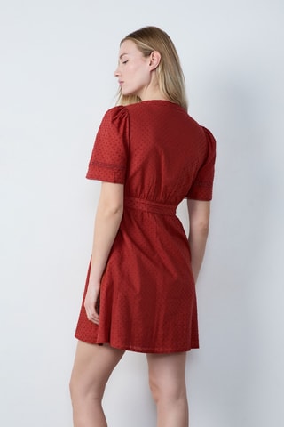 Robe patineuse Afternoon Light - Rouge brique