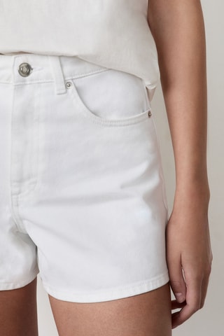 Short en jean Essentiel - Blanc