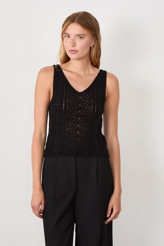 Top Coastal Cowgirl - Noir