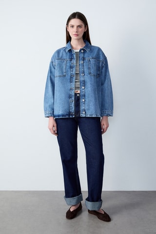 Veste en jean Boulevard Beaumarchais - Bleu