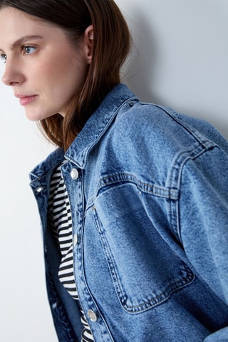 Veste en jean Boulevard Beaumarchais - Bleu