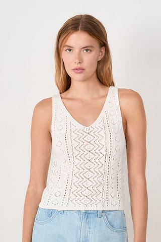 Top Coastal Cowgirl - Blanc