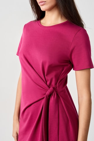 Robe portefeuille Vintage St Tropez - Fuchsia