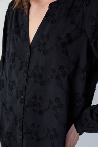 Chemisier Marche aux Fleurs - Noir