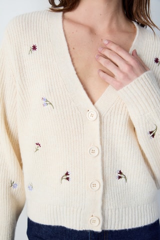 Gilet Marche Aux Fleurs - Beige