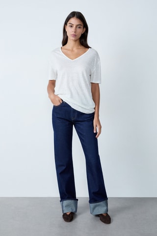 T-shirt en lin Modern Feminity - Ecru