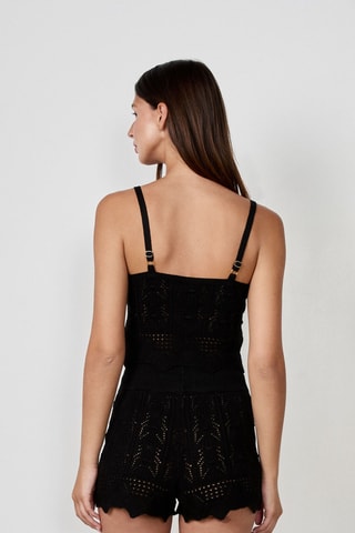 Crop top Craty Retreat - Noir