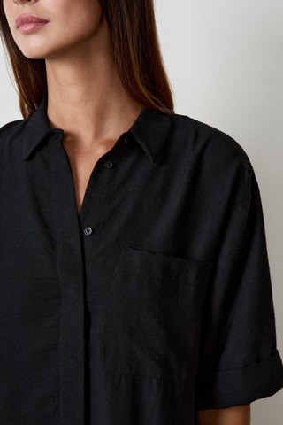 Robe chemise Timeless Summer - Noir