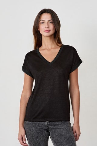 T-shirt Coastak Cowgirl - Noir