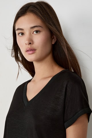 T-shirt Coastak Cowgirl - Noir