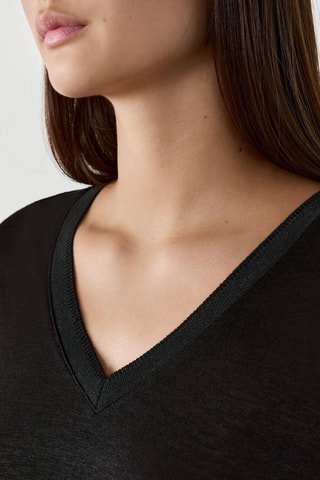 T-shirt Coastak Cowgirl - Noir