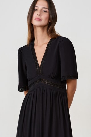 Robe longue Coastal Cowgirl - Noir