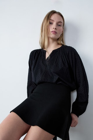 Blouse Afternoon light - Noir