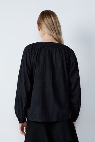 Blouse Afternoon light - Noir