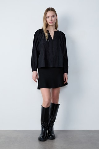 Blouse Afternoon light - Noir