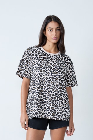 T-shirt Essentiel - Marron et noir