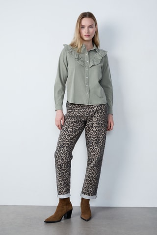 Chemisier Capsule Broderie - Kaki