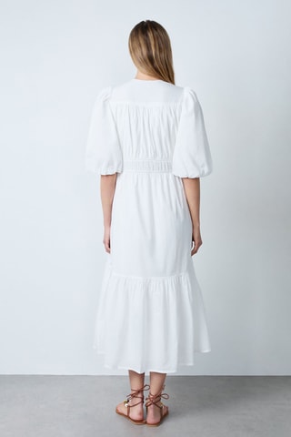 Robe longue Vintage St Tropez - Blanc