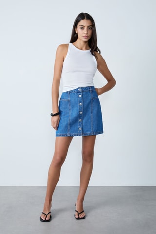 Jupe en jean Essentiel - Bleu marine