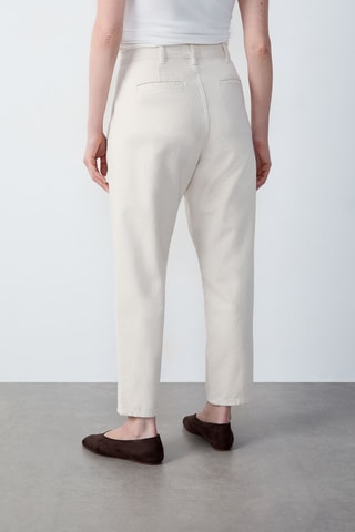 Pantalon Marche Aux Fleurs - Blanc