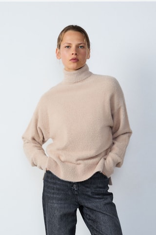 Pull Abstract poetry - Beige