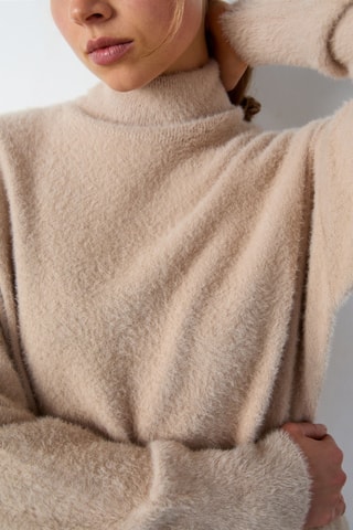 Pull Abstract poetry - Beige