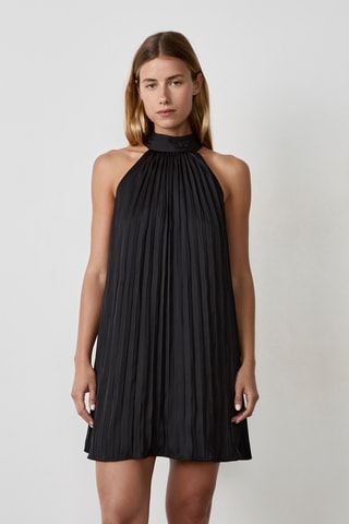 Robe plissée Timeless Summer - Noir