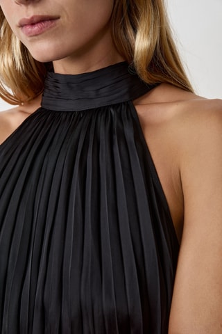 Robe plissée Timeless Summer - Noir