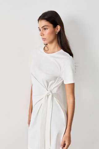 Robe droite Indispensables - Blanc