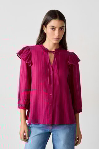 Chemisier Vintage St Tropez - Fuchsia