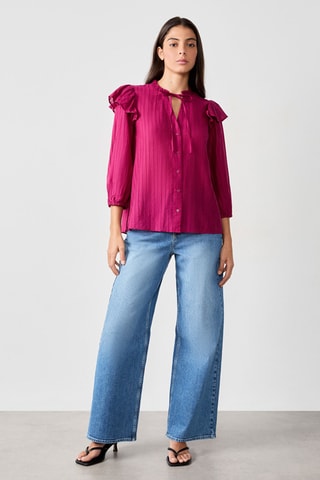 Chemisier Vintage St Tropez - Fuchsia