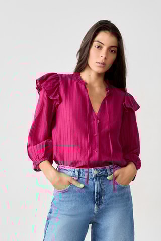 Chemisier Vintage St Tropez - Fuchsia