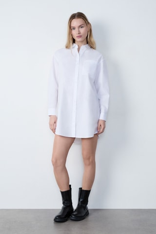 Robe chemise Boulevard Beaumarchais - Blanc