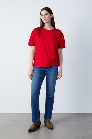 T-shirt Boulevard beaumarchais - Rouge