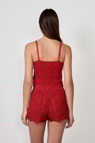 Crop top Craty Retreat - Rouge