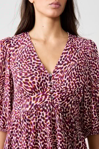 Robe patineuse Vintage St Tropez - Violet