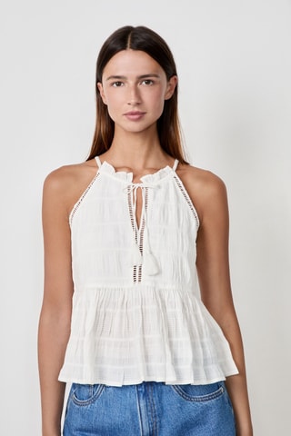 Top Coastal Cowgirl - Blanc