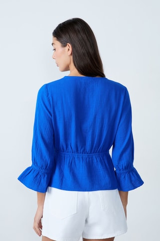 Blouse Mordern Gypset - Bleu foncé