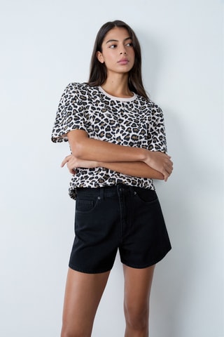 Short en jean Essentiel - Noir