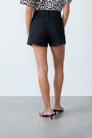 Short en jean Essentiel - Noir