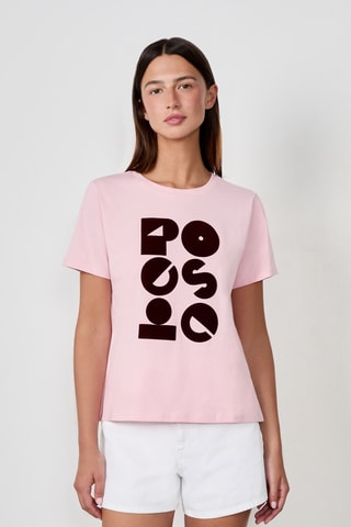 T-shirt Vintage St Tropez - Rose