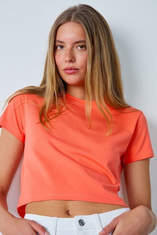 Crop top Vintage St Tropez - Orange