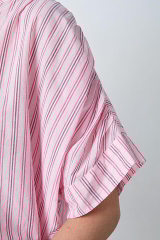 Blouse Vintage St Tropez - Rose et blanc