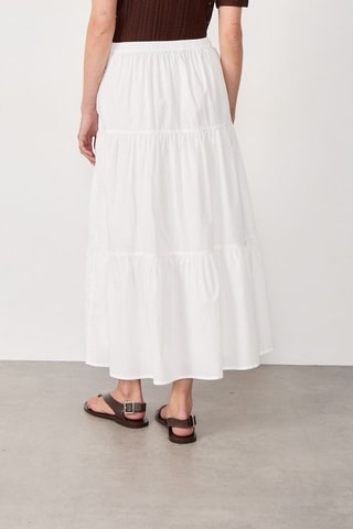 Jupe longue Coastal Cowgirl - Blanc