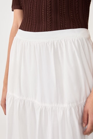 Jupe longue Coastal Cowgirl - Blanc